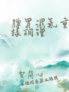 脾胃湿气重应怎样调理