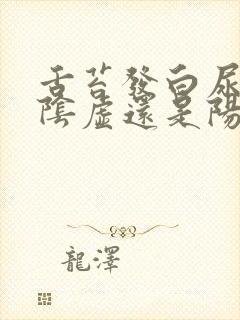 舌苔发白尿黄是阴虚还是阳虚