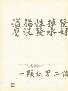 溢脂性掉发用什么洗发水好