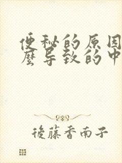 便秘的原因是什么导致的中医