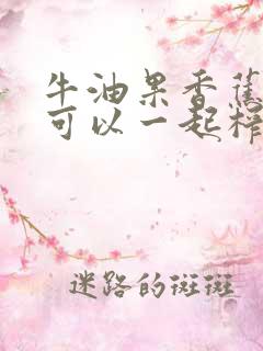 牛油果香蕉酸奶可以一起榨汁吗