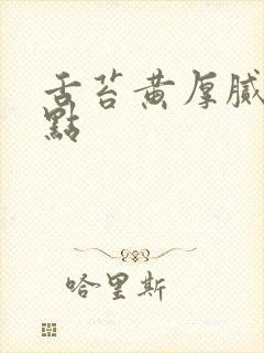 舌苔黄厚腻有红点