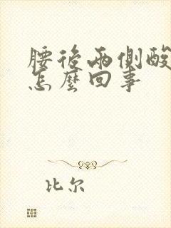 腰后两侧酸疼是怎么回事