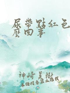 尿带点红色是怎么回事