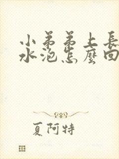 小弟弟上长个小水泡怎么回事