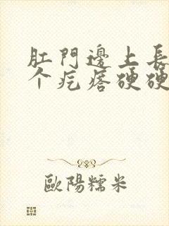 肛门边上长了一个疙瘩硬硬的不痛