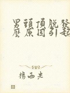 男头顶脱发是什么原因引起的