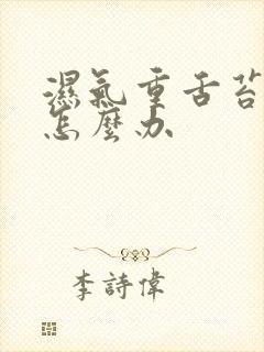 湿气重舌苔黄厚怎么办