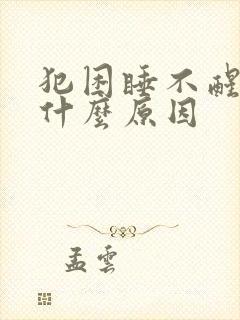 犯困睡不醒会是什么原因