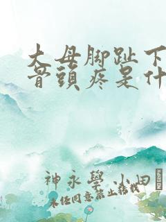 大母脚趾下边圆骨头疼是什么原因