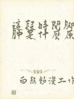 这段时间脚有点肿是什么原因