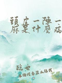 头皮一阵一阵发麻是什么病的前兆