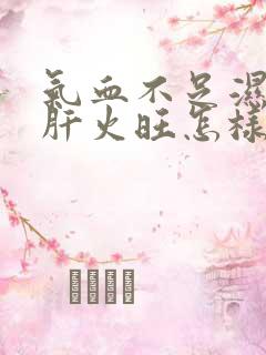 气血不足湿气重肝火旺怎样调理