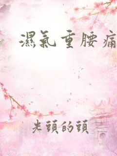 湿气重腰痛症状