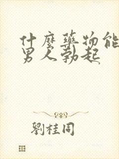 什么药物能治疗男人勃起