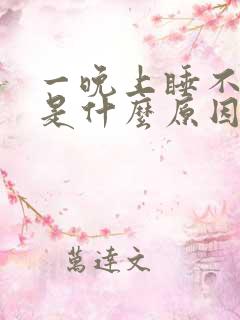 一晚上睡不着觉是什么原因