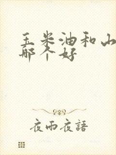 玉米油和山茶油哪个好