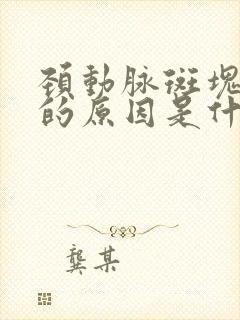 颈动脉斑块产生的原因是什么