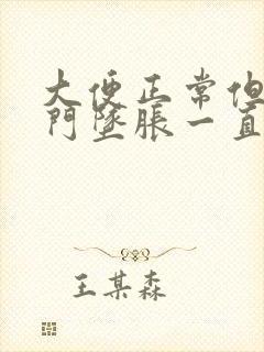 大便正常但是肛门坠胀一直有便意且放屁费力