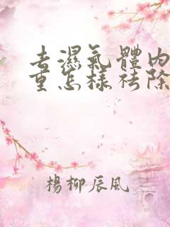 去湿气体内湿气重怎样祛除