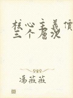 核心主义价值观三个层次