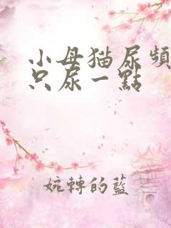 小母猫尿频一次只尿一点