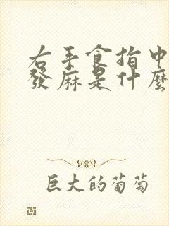 右手食指中指尖发麻是什么原因引起的