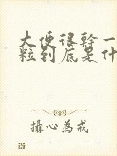 大便很干一粒一粒到底是什么回事