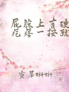 屁股上有硬硬的疙瘩一按就疼