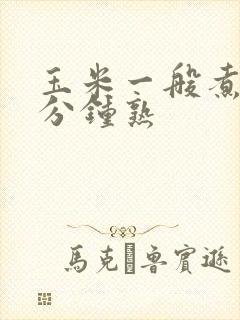 玉米一般煮多少分钟熟