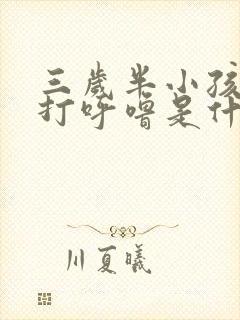 三岁半小孩睡觉打呼噜是什么原因