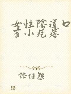 女性阴道口摸着有小疙瘩