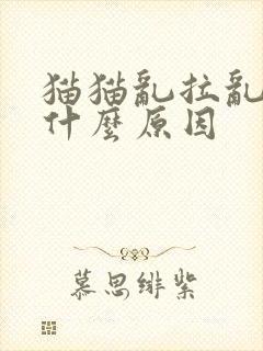 猫猫乱拉乱尿是什么原因