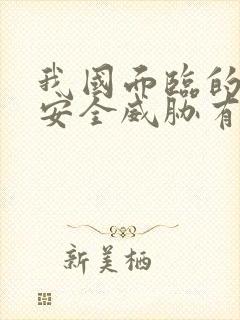 我国面临的传统安全威胁有哪些