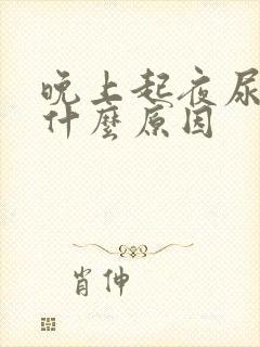 晚上起夜尿多,什么原因