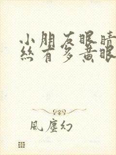 小朋友眼睛红血丝有多黄眼屎