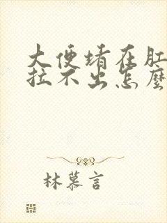 大便堵在肛门口拉不出怎么治疗