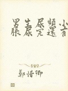 男生尿频小腹坠胀尿完还有尿意