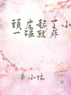 头皮起了小疙瘩一碰就疼