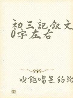 初三记叙文500字左右