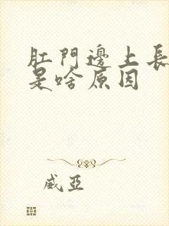 肛门边上长疙瘩是啥原因