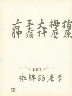 右手大拇指关节肿痛什么原因