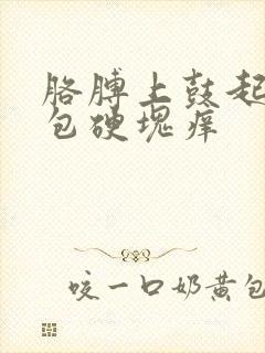 胳膊上鼓起一个包硬块痒