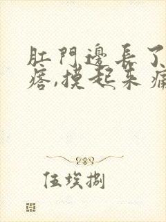 肛门边长了硬疙瘩,摸起来痛