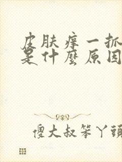 皮肤痒一抓就紫是什么原因