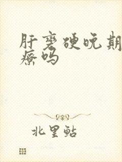 肝变硬晚期能治疗吗