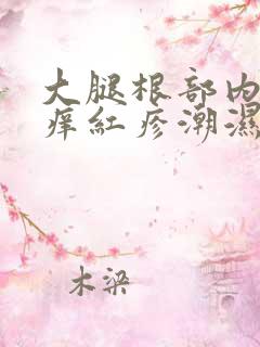 大腿根部内侧瘙痒红疹潮湿