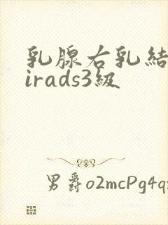 乳腺右乳结节birads3级