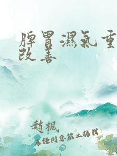 脾胃湿气重怎么改善