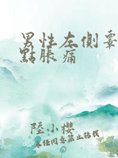 男性左侧睾丸有点胀痛